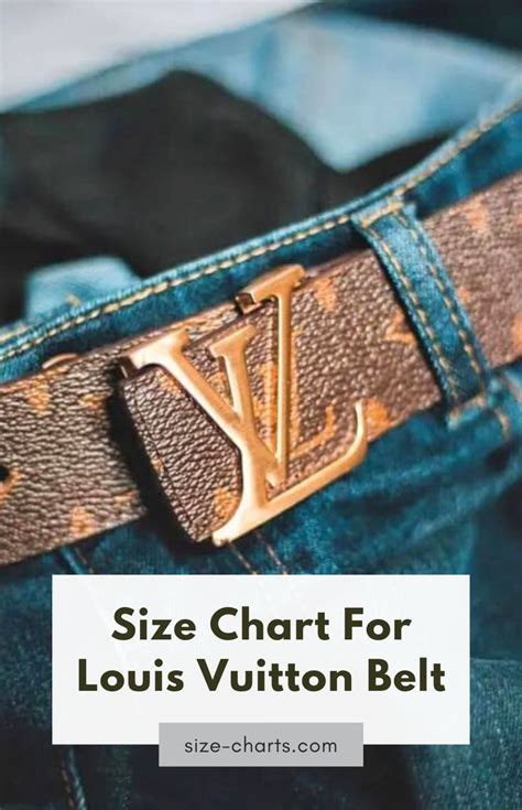 louis vuitton belt chart